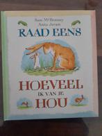 Raad eens hoeveel ik van je hou - Sam McBratney, Boeken, Gelezen, Ophalen of Verzenden, 2 tot 3 jaar, Uitklap-, Voel- of Ontdekboek