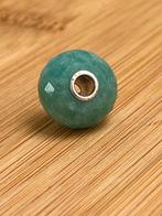 Trollbeads Edelsteen Kraal Amazoniet, Sieraden, Tassen en Uiterlijk, Bedels, Zo goed als nieuw, Trollbeads, 1 bedel, Edelsteen
