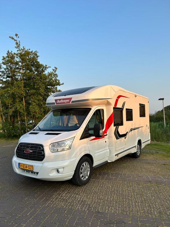Challenger 288EB EURO 6, Queensbed, Hefbed, XL Garage, 2019, Caravans en Kamperen, Campers, Particulier, tot en met 4, Half-integraal