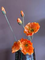 Kunstbloem - papaver / klaproos - oranje, Huis en Inrichting, Ophalen of Verzenden, Nieuw, Binnen
