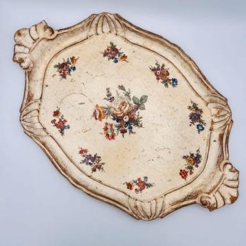 Leuk licht houten dienblad Venetiaanse stijl  beschikbaar voor biedingen