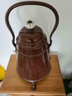 doofpot met porceleinen knop, Antiek en Kunst, Antiek | Emaille, Ophalen of Verzenden