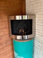 Bio Ethanol Haard - RVS Design, Tuin en Terras, Ophalen, Gebruikt