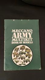 Zeldzaam Meccano Army book of models, Verzenden