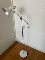 Vintage wit metalen hengellamp IKEA G605, Huis en Inrichting, Lampen | Vloerlampen, Ophalen, Gebruikt, Jaren 80-90, 100 tot 150 cm