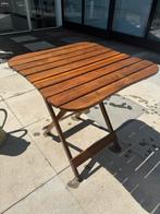 Teak Tuin tafel tafeltje inklapbaar 70*70cm, Tuin en Terras, Tuintafels, Ophalen, Zo goed als nieuw, Rechthoekig