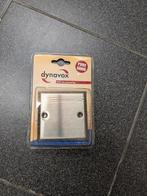 NIEUW RVS blindplaat wandplaat audio dynovox, Doe-het-zelf en Verbouw, Hang- en Sluitwerk, Ophalen of Verzenden, Zo goed als nieuw
