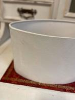 Ovalen kap wit velours, Huis en Inrichting, Lampen | Lampenkappen, Ophalen, 25 tot 50 cm, Wit, Zo goed als nieuw