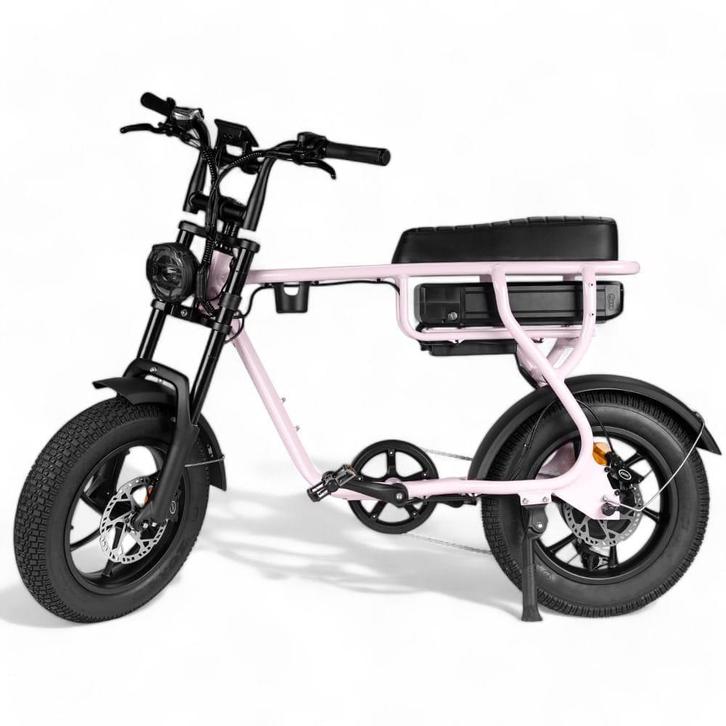 Kinder Fatbike EB16 – Elektrische Fatbike – Roze – Hydraulis, Fietsen en Brommers, Elektrische fietsen, Nieuw, Overige merken