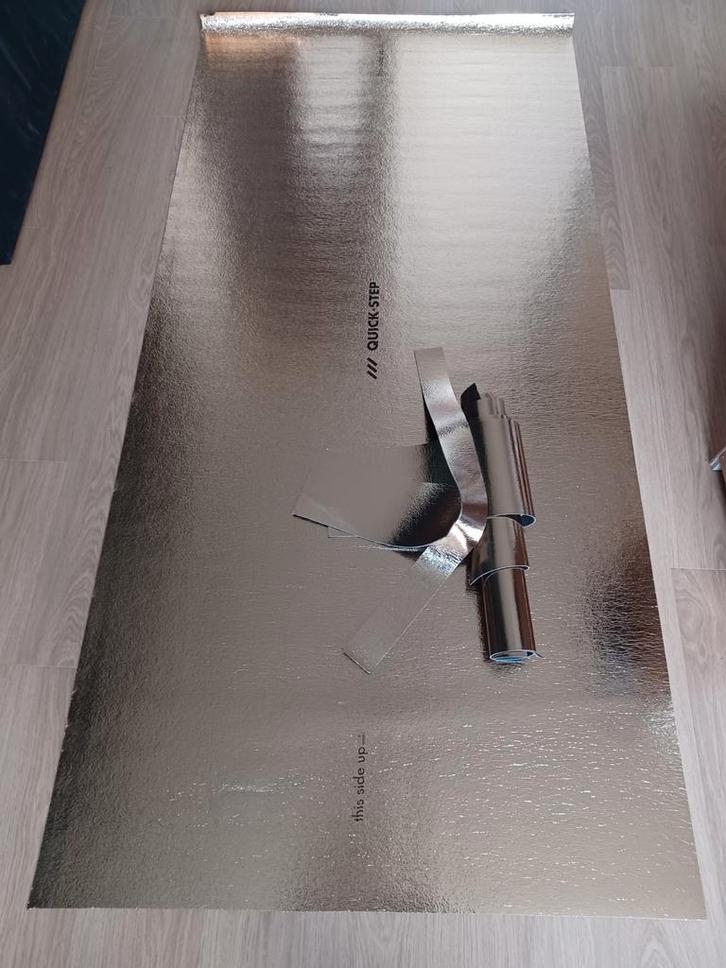 Quick Step Silent Walk Ondervloer - 2m² + Restanten, Doe-het-zelf en Verbouw, Isolatie en Afdichting, Gebruikt, Vloerisolatie