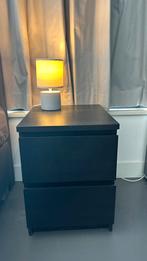 IKEA MALM nachtkastje, Huis en Inrichting, Slaapkamer | Nachtkastjes, Ophalen, Zo goed als nieuw, Minder dan 45 cm, Minder dan 55 cm