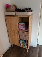 Stevige Grenen Kinderkledingkast - 80x40x130 cm, Huis en Inrichting, Kasten | Kledingkasten, Ophalen, 100 tot 150 cm, Nieuw, 50 tot 100 cm