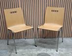 20 x Luxe Vergaderstoelen hout design stoelen kantoor horeca, Zwart, Ophalen of Verzenden, Zo goed als nieuw, Vijf, Zes of meer stoelen