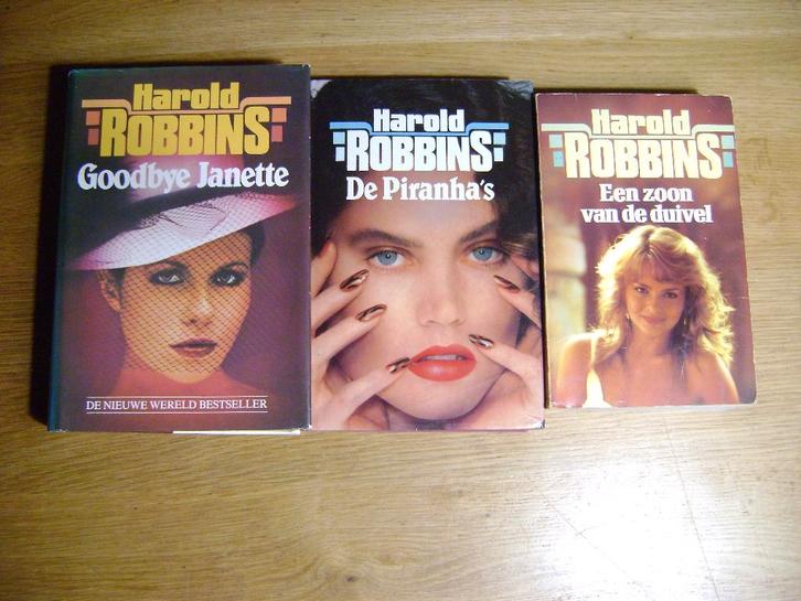 HAROLD ROBBINS boeken (3x), Boeken, Romans, Gelezen, Ophalen of Verzenden