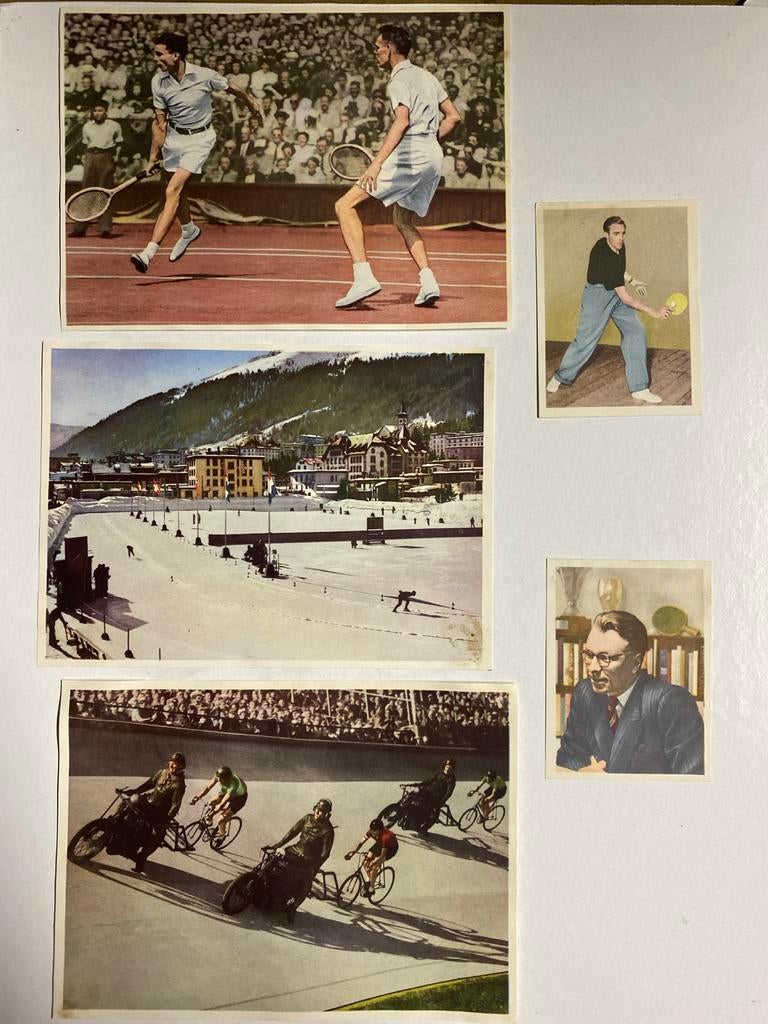 Collectie Nederlandse Sportsuccessen Prenten, Verzamelen, Gebruikt, Ophalen of Verzenden, Voor 1940, Prent