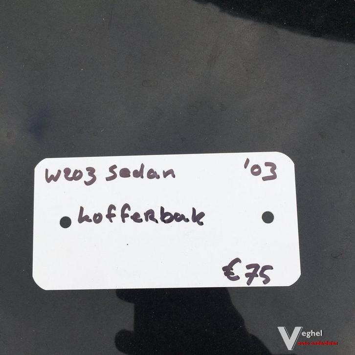 Mercedes W203 Sedan 2003 Achterklep, Auto-onderdelen, Carrosserie en Plaatwerk, Achterklep, Achter, Gebruikt, Ophalen