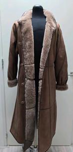 Retro vintage lammy coat mantel echt lamsleer en lamsvacht, Kleding | Dames, Overige kleuren, Maat 42/44 (L), Ophalen of Verzenden