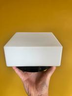 Vintage Plafondlamp Melkglas, Huis en Inrichting, Lampen | Plafondlampen, Ophalen of Verzenden, Gebruikt, Glas