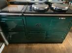 AGA cooker (groen), volledig elektrisch, met AIMS – 4 ovens, Witgoed en Apparatuur, Fornuizen, Gebruikt, Warmhoudplaat, 60 cm of meer