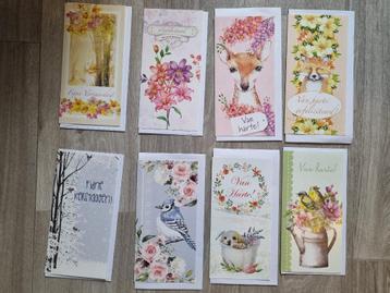 8 kaarten met envelop (geld voor goed doel) beschikbaar voor biedingen