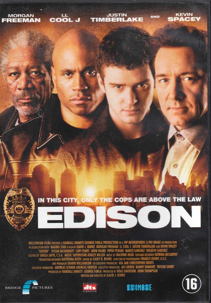 Edison - DVD, Cd's en Dvd's, Dvd's | Thrillers en Misdaad, Zo goed als nieuw, Actiethriller, Vanaf 16 jaar, Verzenden