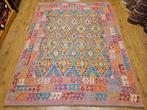 Prachtige handgeweven oosterse kelim 251x193, Info@SlatsAntiek.nl, 150 tot 200 cm, Vof Slats Antiek, Crème