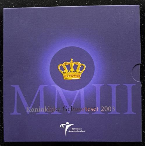 Themaset 2003 Geboorte Amalia, Postzegels en Munten, Munten | Nederland, Setje, Euro's, Koningin Beatrix, Ophalen of Verzenden