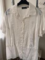 Vintage romantisch blouse linnen maat 42/ 44 Promiss, Kleding | Dames, Ophalen of Verzenden, Wit, Zo goed als nieuw