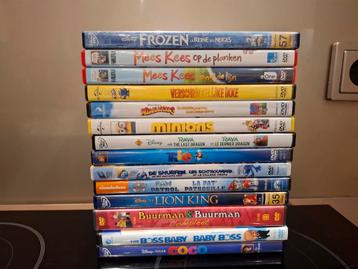 Set 1 met 14 DVD's voor kinderen beschikbaar voor biedingen