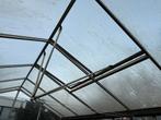 Ruime tuinkas met dubbele schuifdeur - 3.40x4 meter, Gebruikt, Kweekkas, Ophalen of Verzenden, Glas