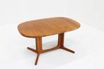 Vintage Glostrup ovalen uitschuifbare eettafel tafel teak, Ophalen, Gebruikt, Teakhout, 200 cm of meer