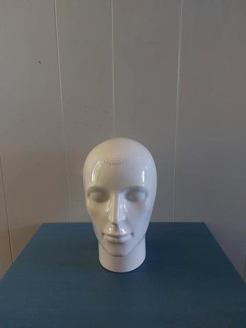 Vintage wit koptelefoon hoofd keramiek Royal Crown zgan  beschikbaar voor biedingen