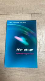 Franz Muhar - Adem en stem inclusief cd!, Ophalen of Verzenden, Zo goed als nieuw, Franz Muhar; Horst Coblenzer