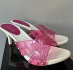 GUESS TRANSPARANT MUILTJES SANDALEN MET HAKJES MAAT 40, Kleding | Dames, Schoenen, Guess, Zwart, Zo goed als nieuw, Sandalen of Muiltjes