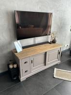 Teak hout televisie meubel, Huis en Inrichting, Kasten | Televisiemeubels, Minder dan 100 cm, 25 tot 50 cm, Ophalen