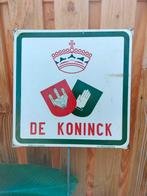 Reclame bord De Koninck, Ophalen