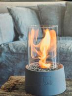 Leeff Stone Fire Grey Bio-ethanol Tafelhaard, Ophalen, Nieuw, Vrijstaande haard, Overige soorten