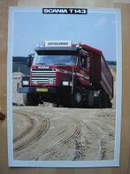 Scania T143 Brochure 1989 - T 143 V8 Torpedo Neus, Ophalen, Zo goed als nieuw, Overige merken, Scania
