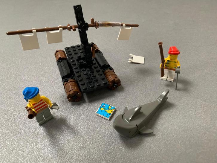Lego 6257 Castaway’s Raft, Kinderen en Baby's, Speelgoed | Duplo en Lego, Gebruikt, Lego, Ophalen of Verzenden