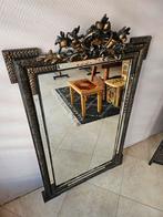 Antieke kuifspiegel, Antiek en Kunst, Antiek | Spiegels, Ophalen, Rechthoekig