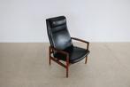 vintage easy chair | fauteuil | teak | jaren 60 | Zweden, Gebruikt, Ophalen of Verzenden, Hout