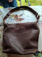 Schoudertas Saccoo, bruin leer., Ophalen, Gebruikt, Bruin, Leer