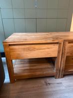 Salontafel teakhout, Ophalen, 50 tot 100 cm, Zo goed als nieuw, 50 tot 75 cm