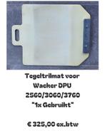 Tegeltrilmat voor trilplaat Wacker DPU 2560/3060/3760, Tuin en Terras, Hand-tuingereedschap, Ophalen of Verzenden, Zo goed als nieuw