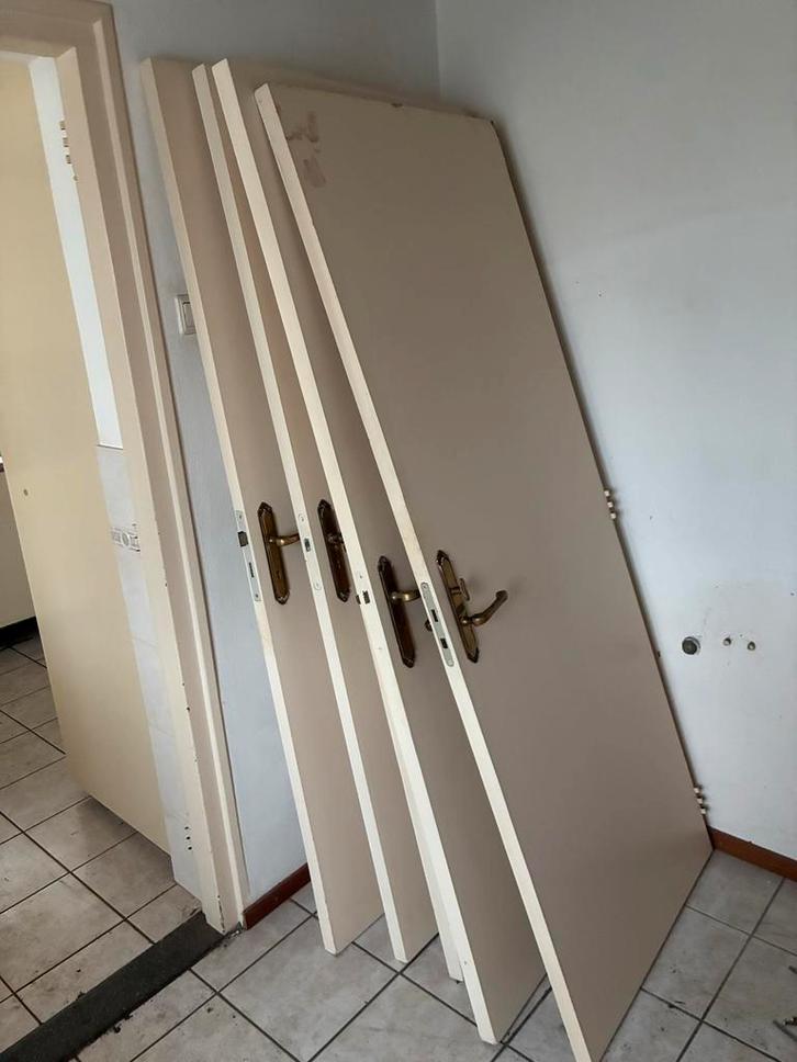 Gebruikte binnendeuren -  78cm bij 201,5cm, Doe-het-zelf en Verbouw, Deuren en Horren, Gebruikt, Binnendeur, 200 tot 215 cm, 80 tot 100 cm