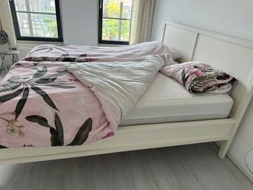 Tweepersoonsbed IKEA wit - afbeelding 3
