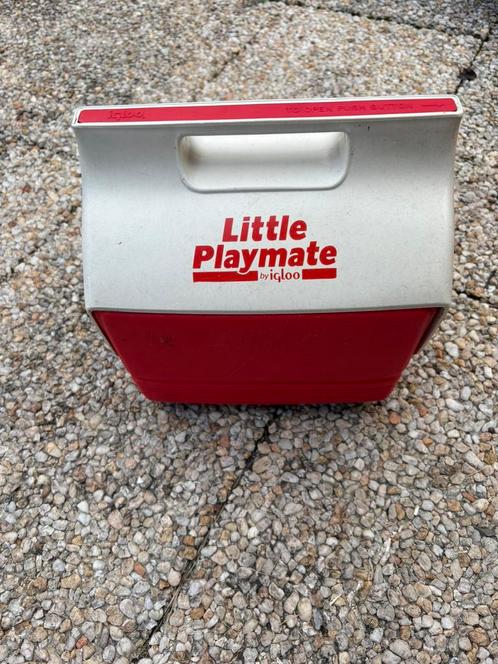 Igloo Little Playmate koelbox – vintage rood/wit, Caravans en Kamperen, Koelboxen, Zo goed als nieuw, Koelelement, Ophalen