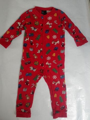 H&M rode baby / kinderpyjama met leuke print ZGAN maat 92 beschikbaar voor biedingen