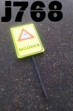 Waarschuwing bord pas op modder, Ophalen, Gebruikt, BTN de Haas BV, Overige soorten