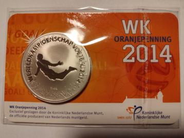 WK 2014 COINCARD Oranje Penning Zweefduik Persie beschikbaar voor biedingen